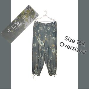🌾Torrid Festi Pants 16R Boho Lounge Set Oversized Tie Ankle Soft Comfy Bundle